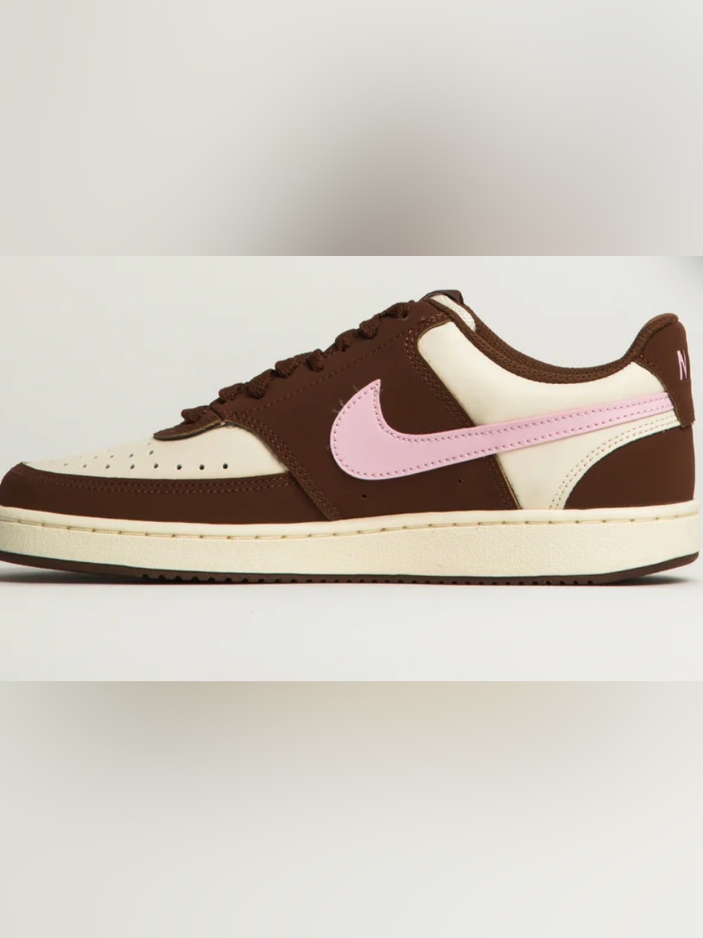 Women’s  NIKE COURT VISION LOW SNEAKER - BROWN
